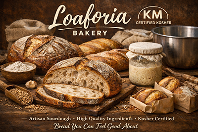 Loaforia artisan sourdough bread freshly baked in Miami Beach